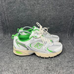 New Balance 530 White Palm Leaf Silver Green Shoes Womens Size 8.5 D MR530EC